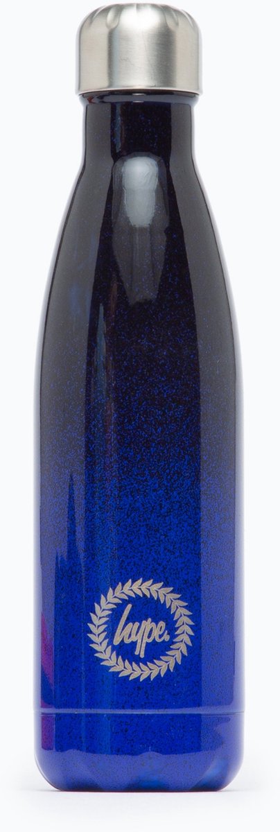 Blue Black Speckle - Drinkfles - RVS drinkfles - waterfles - RVS waterfles