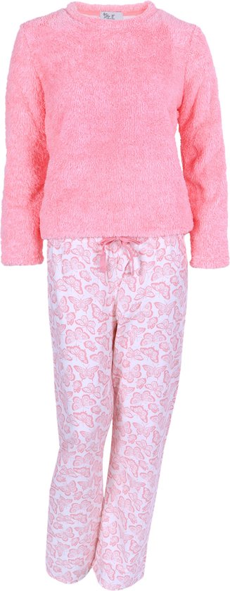 Petit Bateau Pyjama met lange mouwen voor dames, Avalanche/Multico, XS, Lawine/Multico, XS