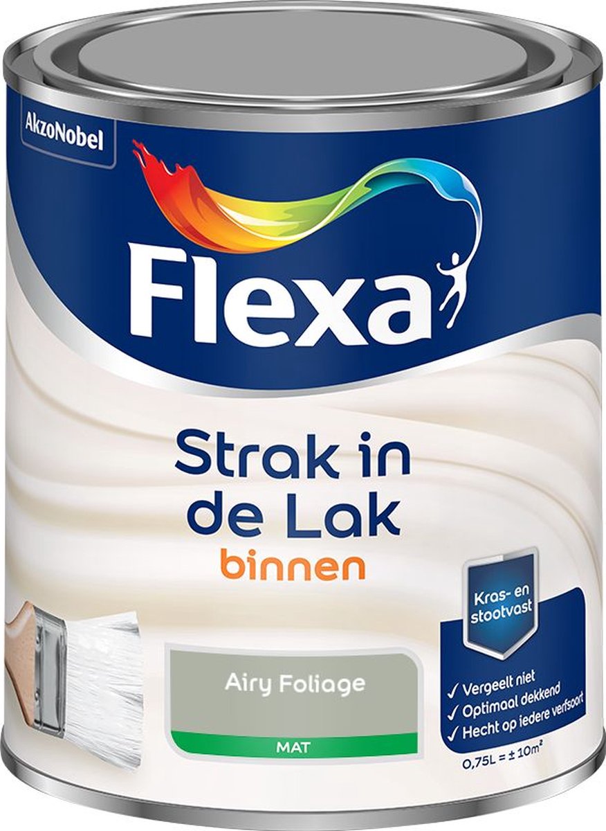 Flexa Strak in de Lak - Binnenlak - Mat - Airy Foliage - 750 ml