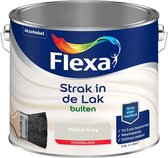 Flexa Strak in de Lak - Buitenlak - Hoogglans - Misted Grey - 2,5 liter