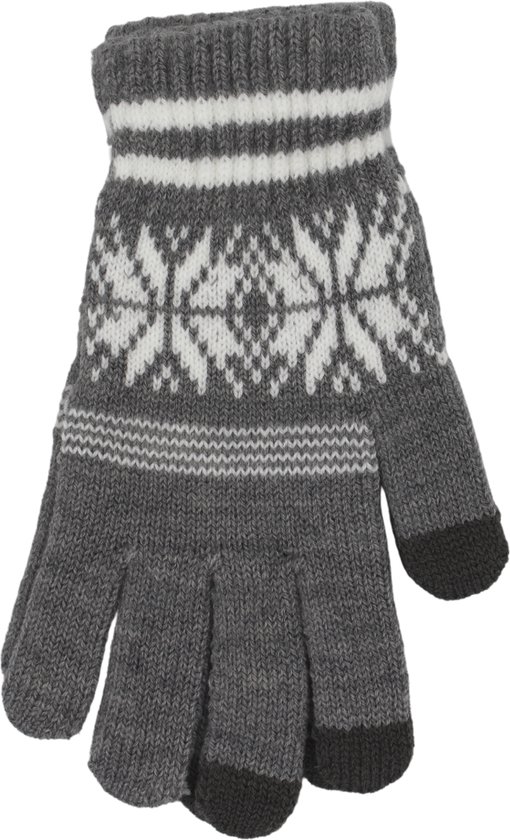 WP handschoenen heren winter - handschoenen dames winter - Tijdelijk Tweede Paar Gratis - Touchscreen - Lichtgrijs