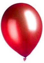 GLOBOLANDIA - 100 rode metallic ballonnen