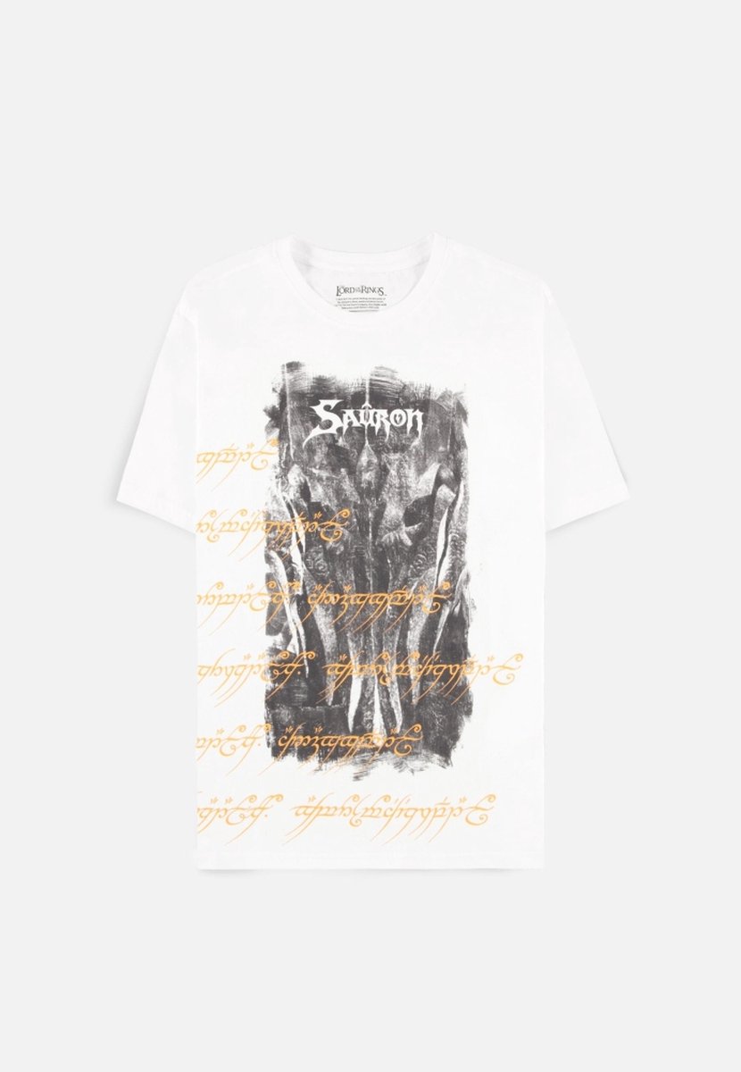 The Lord Of The Rings - Sauron Heren T-shirt - S - Wit