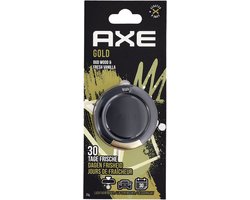Axe autogeurtje - 3 Verschillende geuren - Luchtverfrisser - Auto luchtje - Altijd een frisse auto - 3 Stuks - Gold - Africa - Dark temptation