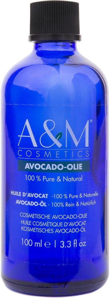 Aza Natural - Avocado olie - 100% puur & biologisch - haar & huid - 100ml