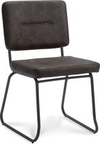 Chaise de salle à manger Paco - brun Moderne, Industriel