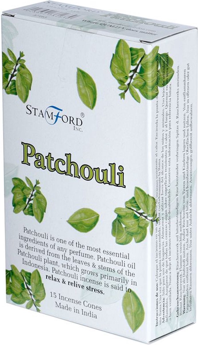 Stamford patchouli Wierook Kegels