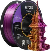 Eryone - Duo silk - Gold + Purple - PLA Filament - 1Kg 1,75mm - Voor 3D-printer en 3D-pen - Goud en Paars
