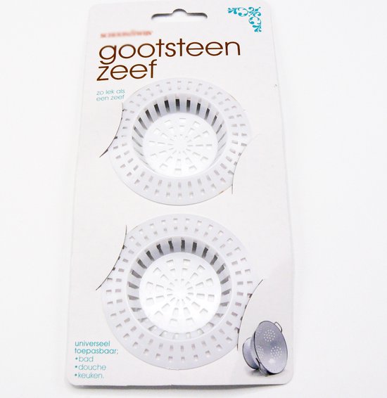 350 stuks zeef voor gootsteen, verstoppingsbestendige afvoerzeef