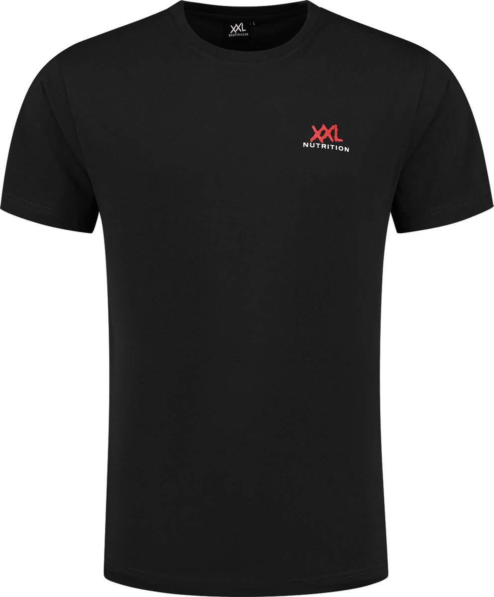 Front Logo T-shirt - Black-XXL