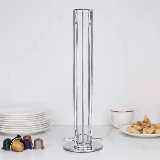 Porte Capsules Dolce Gusto Rotatif En Métal Noir