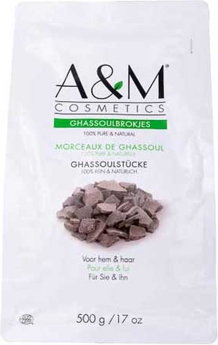 Aza Natural - Ghassoul - Ghassoul brokjes - rhassoul - (biologische gezicht&haarmasker) - 250 gram