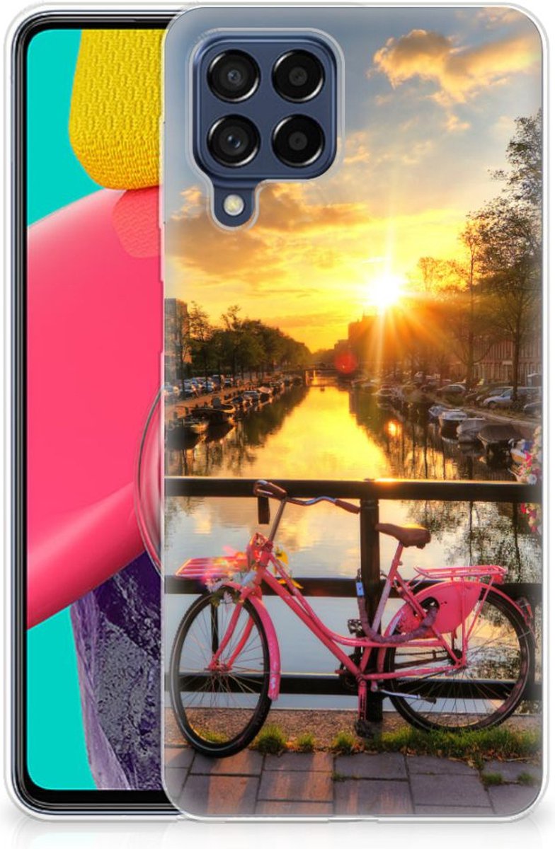 Hoesje maken Samsung Galaxy M53 Telefoonhoesje Amsterdamse Grachten