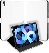Geschikt voor Apple iPad Air (2020/2022) 10.9 inch Hoesje Wit met Standaardfunctie