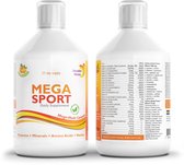Swedish Nutra Multivitamin sport  - Vloeibare Multivitamine - Mineralen - Collageen - Voedingssupplement als drank