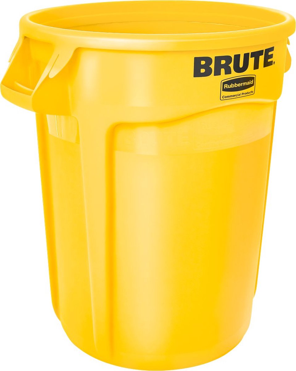 Rubbermaid Brute Container Rond 121,1 l Geel bol