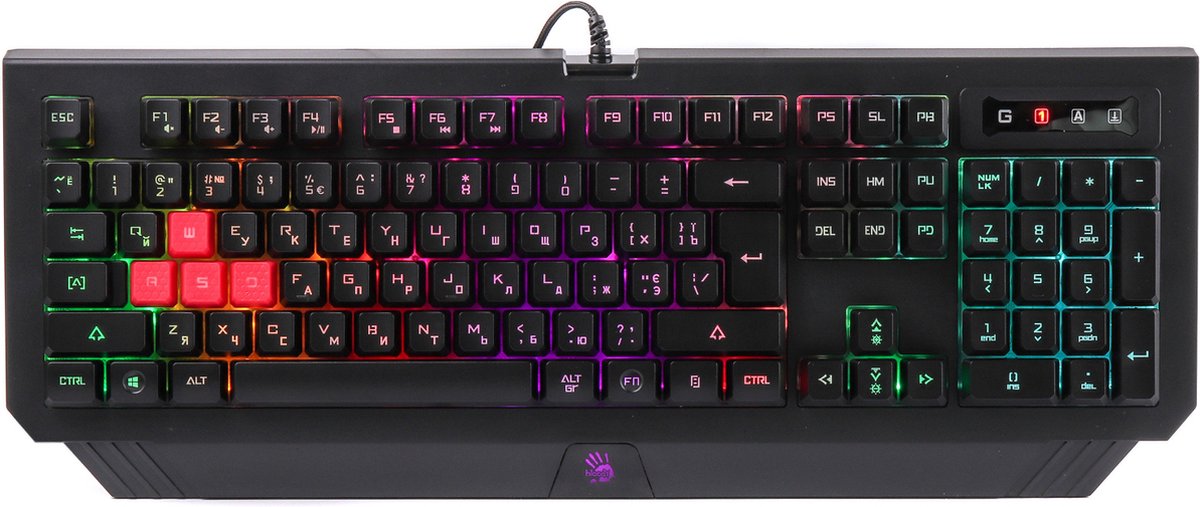 A4Tech BLOODY B120N - Verlicht toetsenbord / anti-ghosting