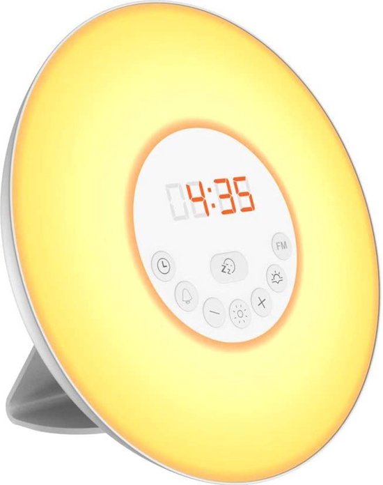 Denver CRL330 Wekkerradio met Wake Up Light met Alarm en Dimmer Wit