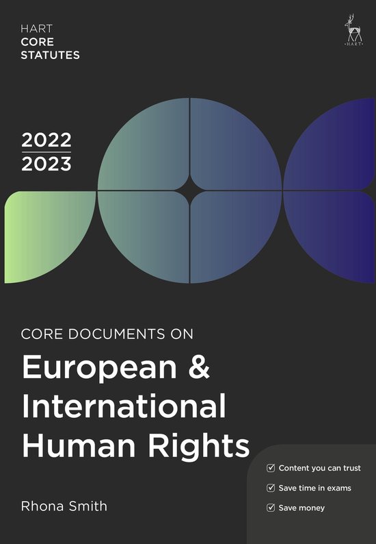 Hart Core Statutes Core Documents on European & International Human