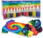 Tie Dye Kit - 12 couleurs - Ensemble de peinture tie dye - Kit complet Tie dye - Batik Peinture Paket - Peinture textile - Tie Dye Paint