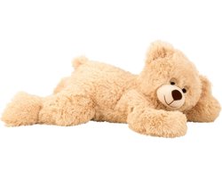 Superzachte Slapende Pluche Knuffelbeer - 60 cm - XL Pluche Knuffel