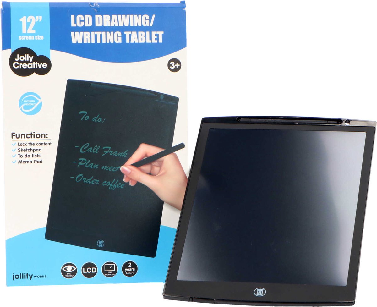 Buxibo - Tablette électronique d'écriture et de dessin Kids 12 pouces -  Effaçable 