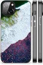Telefoon Hoesje Geschikt voor iPhone 14 TPU Siliconen Hoesje met Zwarte rand Sea in Space