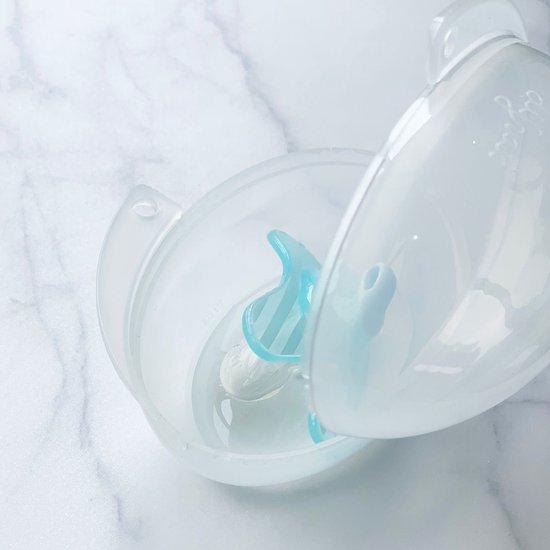 Difrax - Fopspeen Steriliseer Ei - Wit van Difrax — afbeelding 3