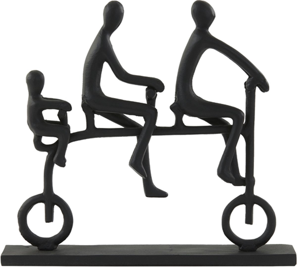 Light&living Ornament 35x7x32 cm CYCLE mat zwart