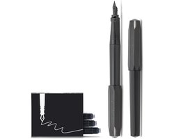 Kaweco - Vulpen - Perkeo All Black - Zwart - Medium - Doosje vullingen