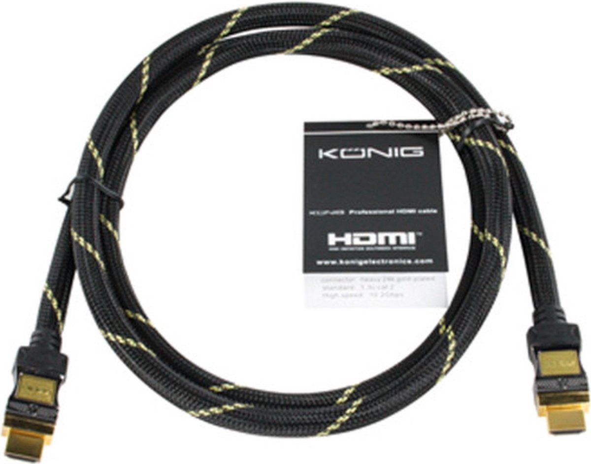 Câble hdmi 7. 5m haute vitesse avec ethernet connecteur hdmi - connecteur  hdmi 7,5 m anthracite