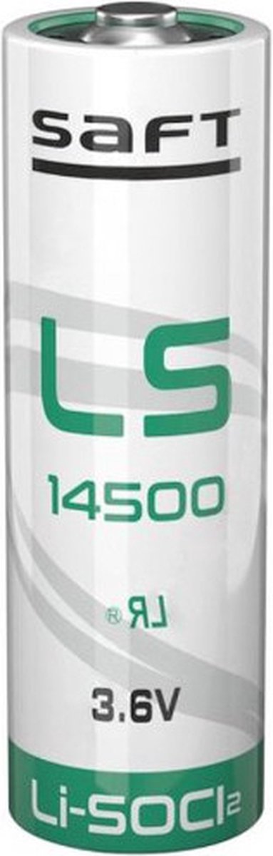 Saft® LS14500 AA 3.6V lithium Batterij