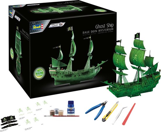 Revell Modelbouwpakket Schepen - 01037 Ghost Ship - Adventskalender Plastic - 1:150