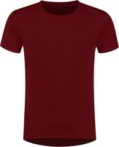 Rogelli Promo Sportshirt - Korte Mouwen - Heren - Bordeaux - Maat XL