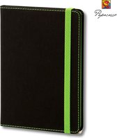 Papacasso Bullet Journal - Pocket Notitieboek - Deluxe Hardcover - Premium Papier - Elastiek - 192 Gestippeld Pagina's - Opbergvak - Groen