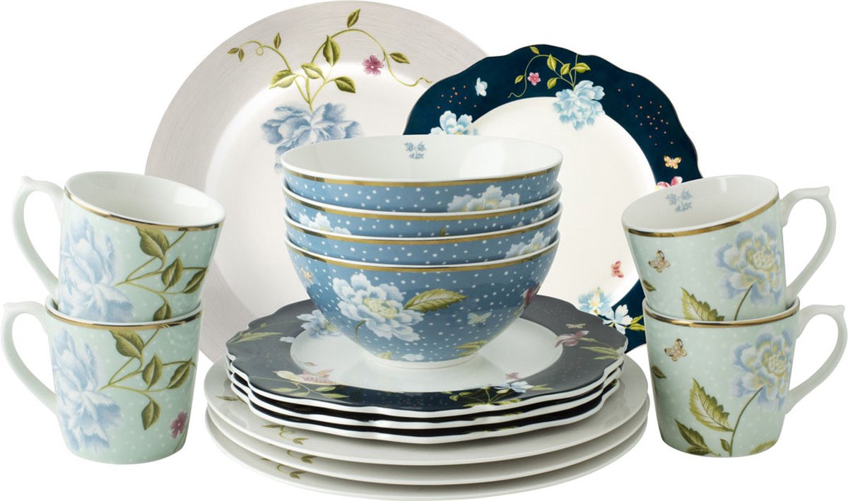 Laura Ashley Heritage Collectables Laura Ashley Giftset 16 Delig Dinnerset