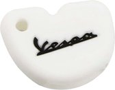 Vespa | sleutelhoesje | wit | zwarte letters