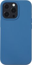 Mobigear Hoesje geschikt voor Apple iPhone 14 Siliconen Telefoonhoesje | Mobigear Rubber Touch Backcover | iPhone 14 Case | Back Cover - Blauw