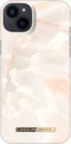 iDeal of Sweden hoesje voor iPhone 14 Plus - Backcover - Fashion Case - Rose Pearl Marble