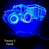 3D LED LAMP - TRACTOR MET AANHANGER 2