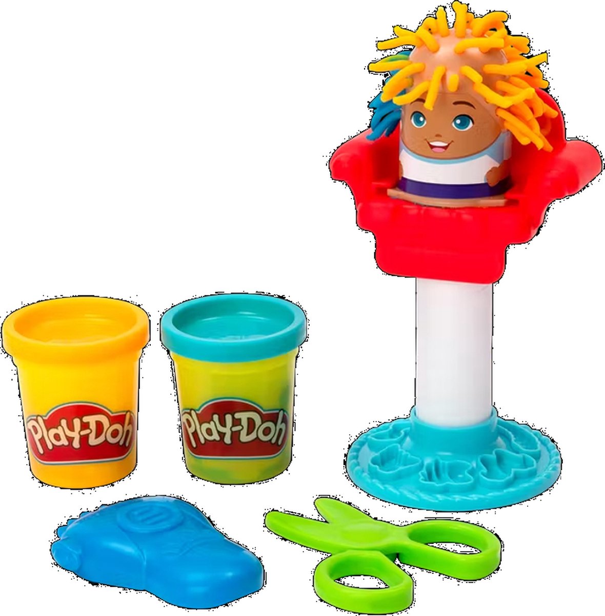 Set 2 Mini Play-Doh  Coffret Coiffeur Mini Crazy Cuts + Mini T