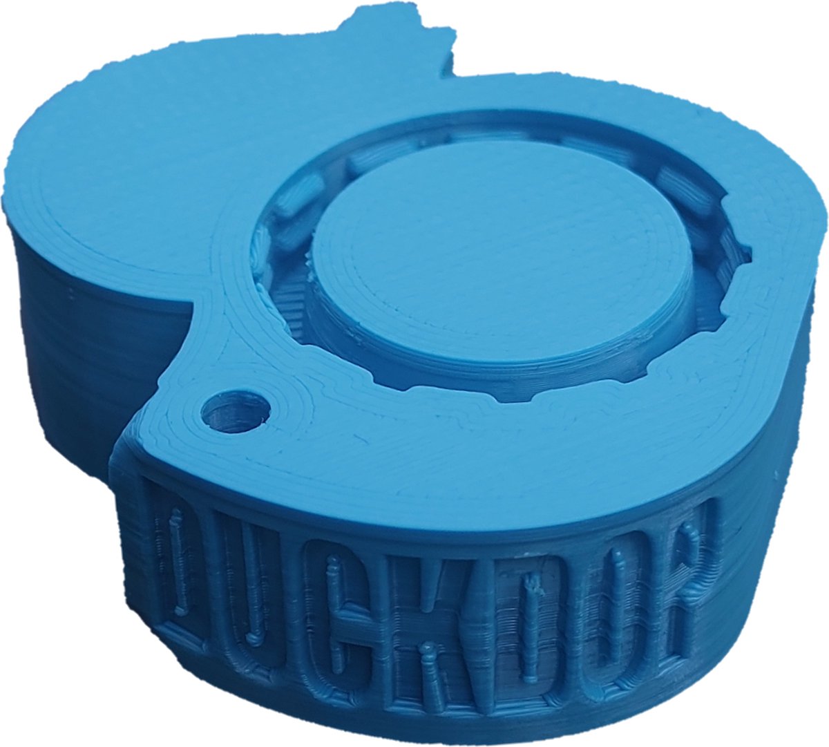 DuckDop® Limited Edition - Blauw - Festival dop - Universele Flessendop - Inclusief grote sleutelhanger - Sta nooit meer in je eendje