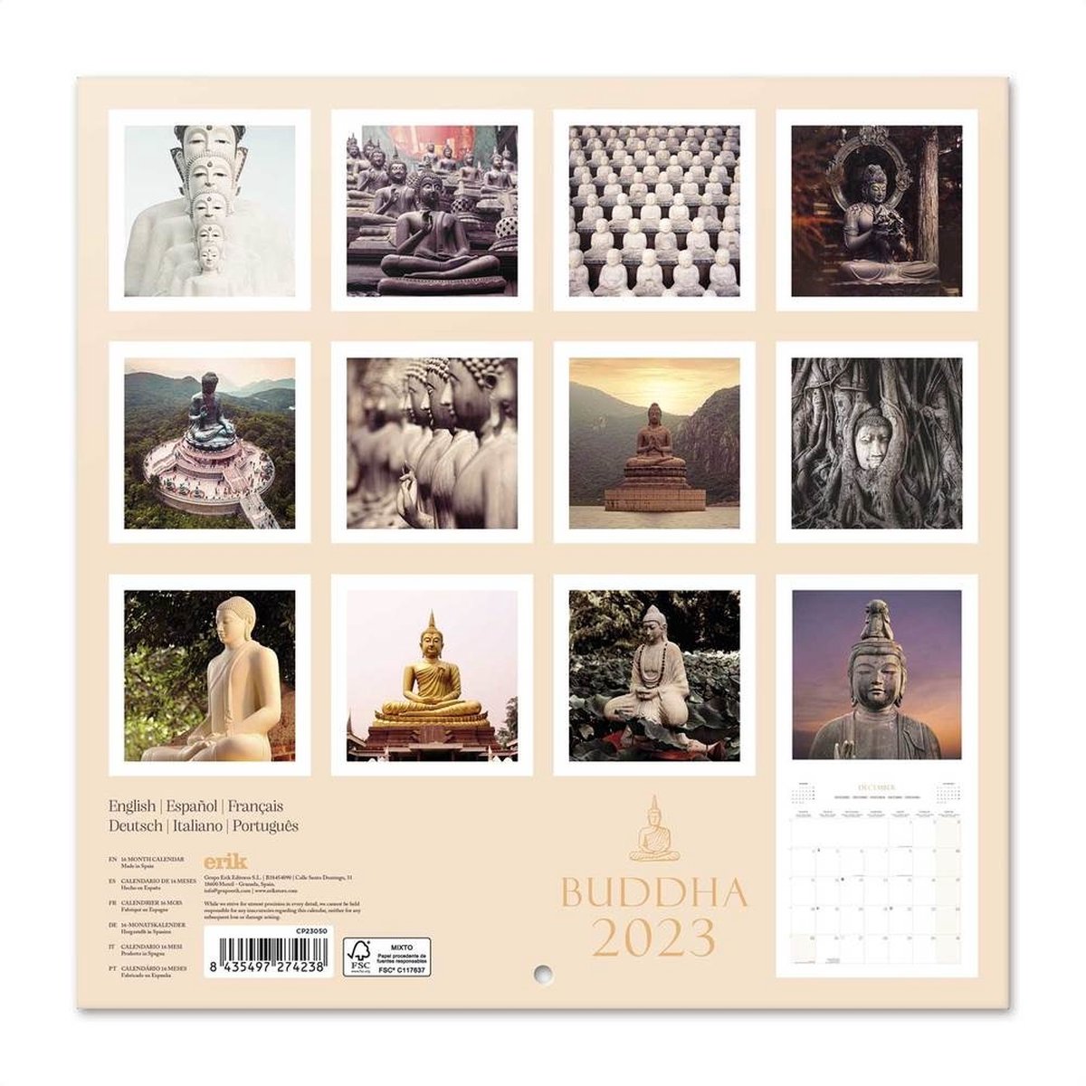 Buddha Kalender 2023  bol.com