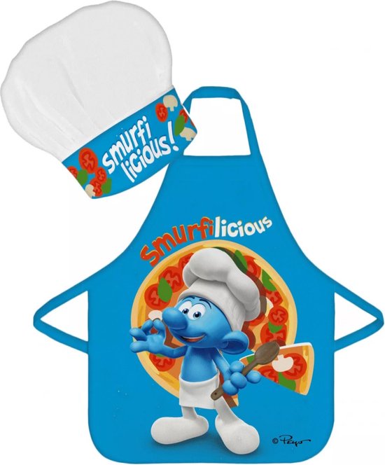 Set de Cuisine De Smurfen - Tablier + Chapeau