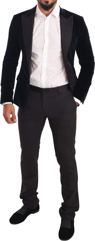 Herenpakken, slim fit, linnen, 2-delige smokingpak, set met enkele rij knopen, bruiloft, diner, feest, gala, outfits, jas en broek, Donkerblauw, XL
