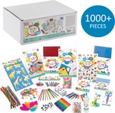 Knutselpakket van Grafix | meer dan 1000 items | knutselen voor meisjes & knutselen voor jongens | Creatief speelgoed