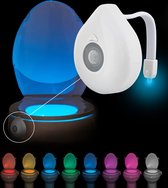 PACKAGE DEAL - MondiDeal - 2x Led Toilet Lichten - Nachtlamp Voor Badkamer - Automatisch Sfeerlicht - Beweging- en Lichtgevoelige Nightlight