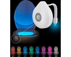 PACKAGE DEAL - MondiDeal - 2x Led Toilet Lichten - Nachtlamp Voor Badkamer - Automatisch Sfeerlicht - Beweging- en Lichtgevoelige Nightlight PACKAGE DEAL - MondiDeal - 2x Led Toilet Lichten - Nachtlamp Voor Badkamer - Automatisch Sfeerlicht - Beweging- en Lichtgevoelige Nightlight