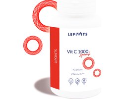 Vit C1000 | 60 plantaardige capsules | Maximale inname van biologisch beschikbare vitamine C | Made in Belgium | LEPIVITS