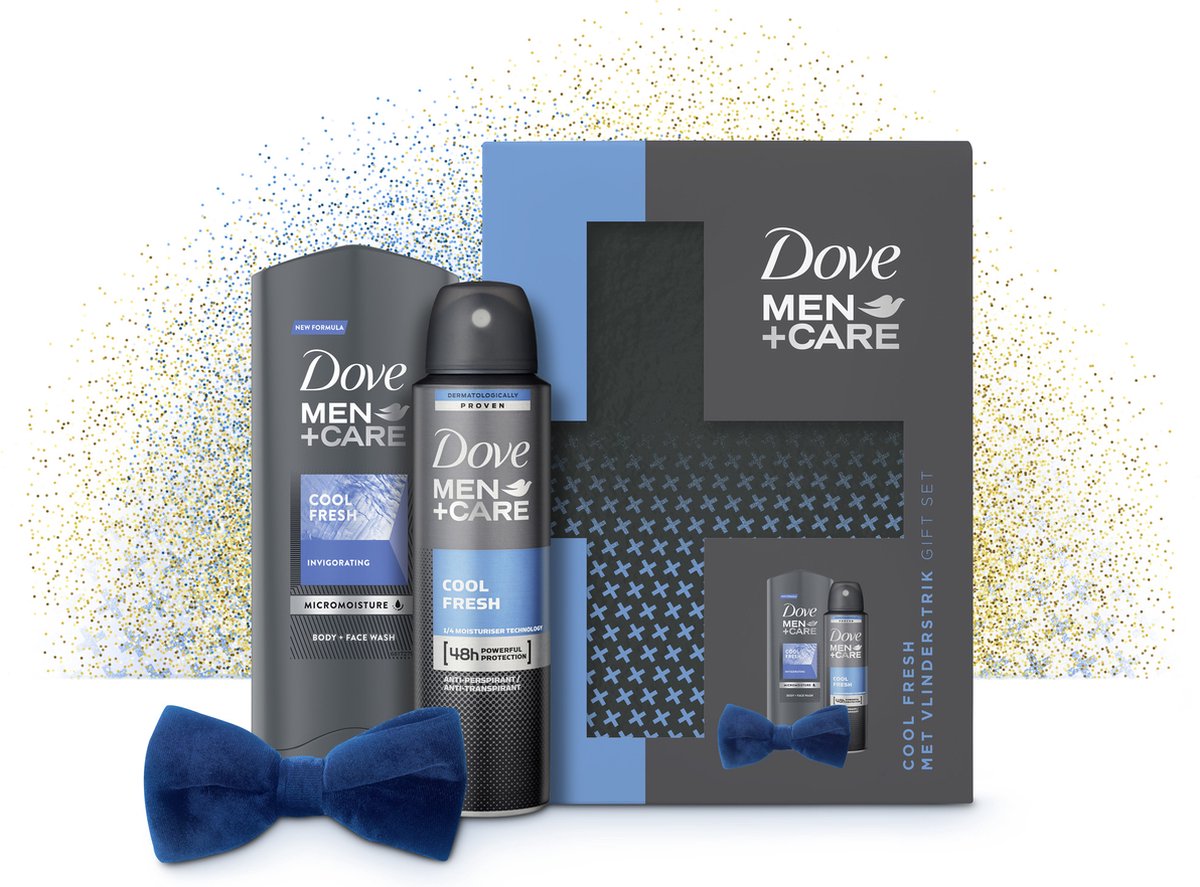 Dove Men+Care Cool Fresh Set - 250ml + 150ml - Cadeau voor man